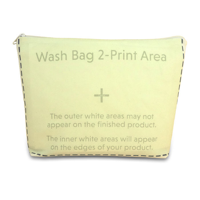 Poly Linen Wash Bag 33 x 24 cm